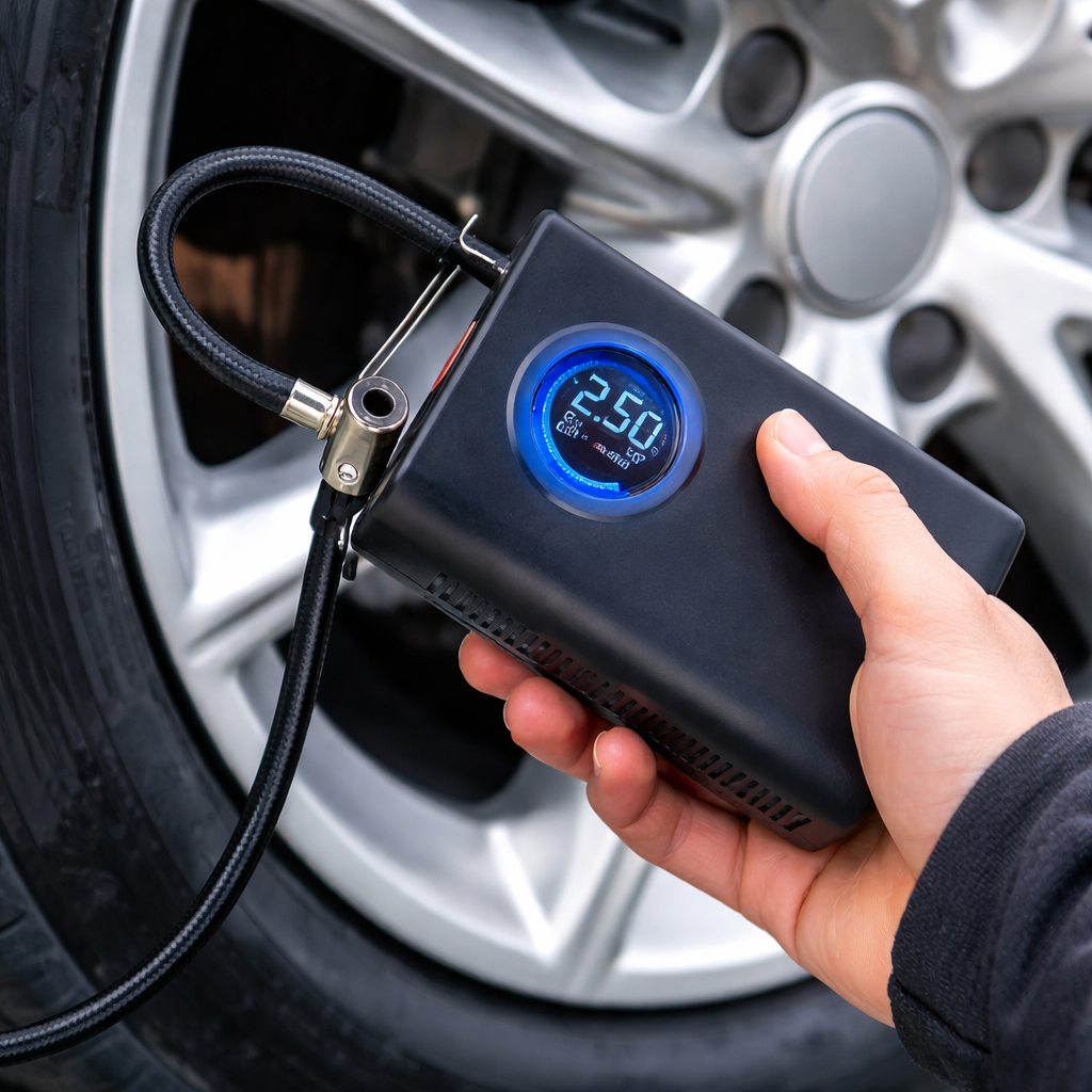 PressGo™ – Compressore Portatile Auto Wireless