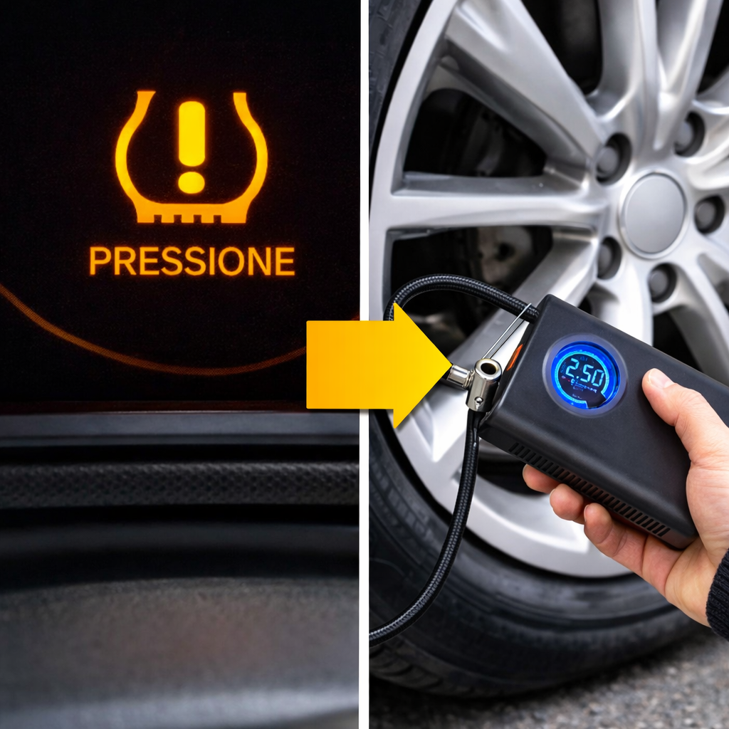 PressGo™ – Compressore Portatile Auto Wireless
