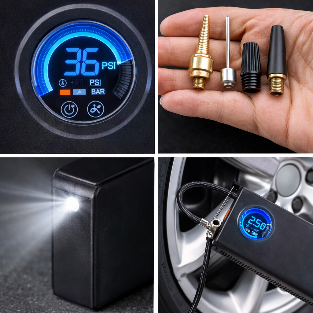 PressGo™ – Compressore Portatile Auto Wireless
