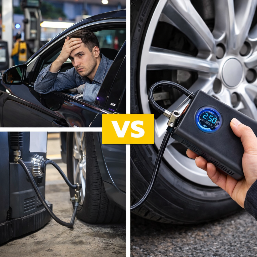 PressGo™ – Compressore Portatile Auto Wireless